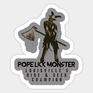 Pope Lick Monster Hide & Seek Sticker